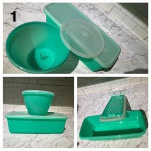 Vintage Tupperware (jadeite green)